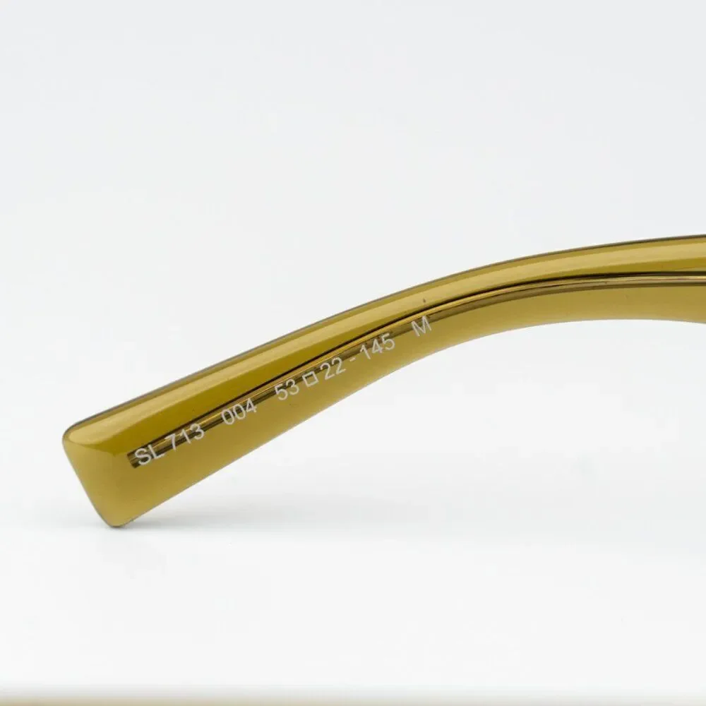 Saint Laurent Olive Green Men's Sunglasses